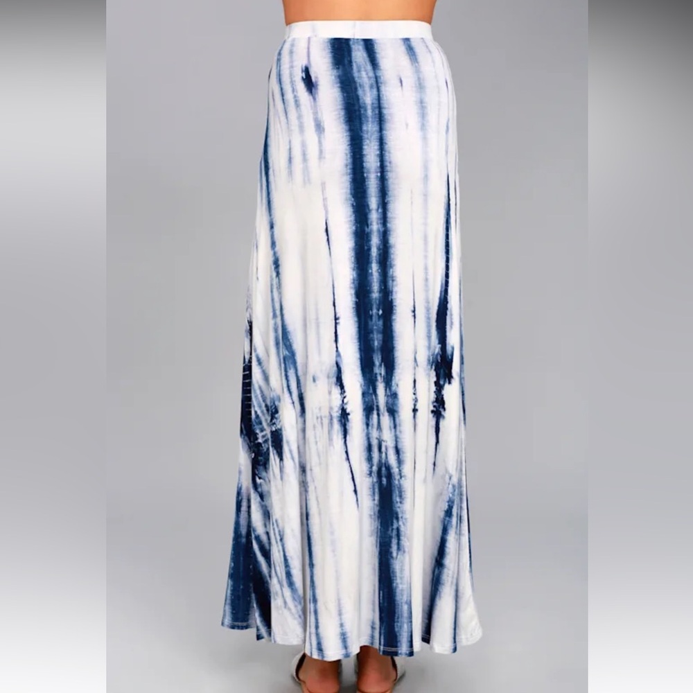 LULUS - NWT SHORE TO ADORE TIE DYE MAXI SKIRT - Picture 3 of 16